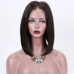 13x6 lace front bob wig can make custom order euroopean virgin hair wig