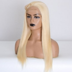 13X4 blonde lace front wig in stock virgin hair ready to ship 12 inch length