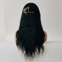 virgin remy hair full lace wig with 120% density lace top wigs