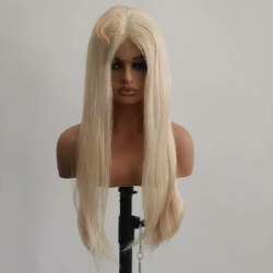 22 inch blonde color hair 360 lace wigh supplier