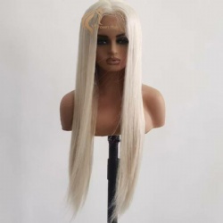 European hair 360 lace wig with 24 inch  hilghlight color