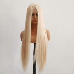 2024 latest design new style human hair transparent Swiss HDwoman white hair wig